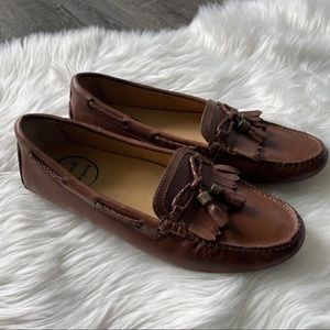Jack Rogers leather loafers Grayson tassel